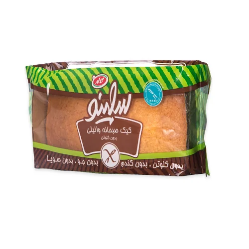 کیک صبحانه وانیلی بدون گلوتن سلینو