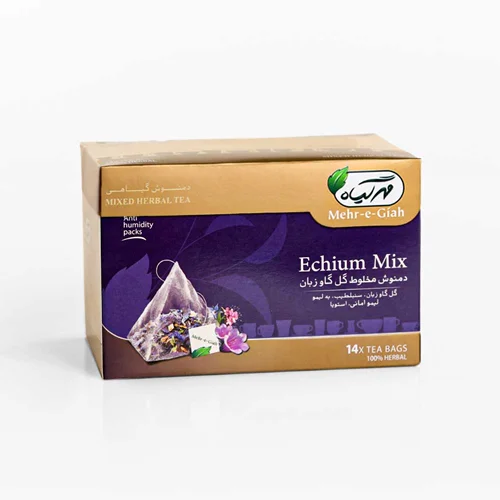 دمنوش مخلوط گل گاو زبان مهرگیاه