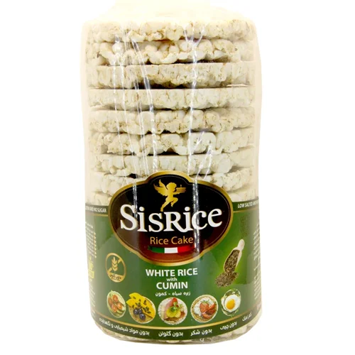 رایس کیک بدون گلوتن سیس رایس با طعم زیره