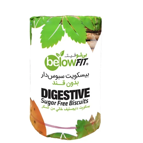 بیسکوییت دایجستیو بدون قند بی لو فیت