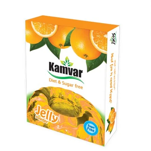 پودر ژله بدون قند کامور طعم پرتقال