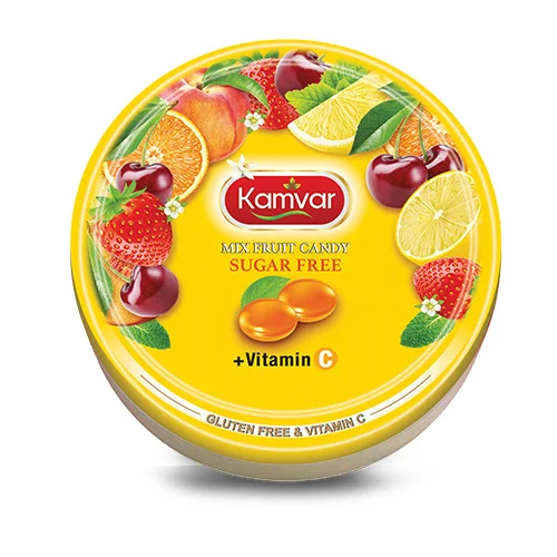 آبنبات رویال شش میوه بدون قند و رژیمی