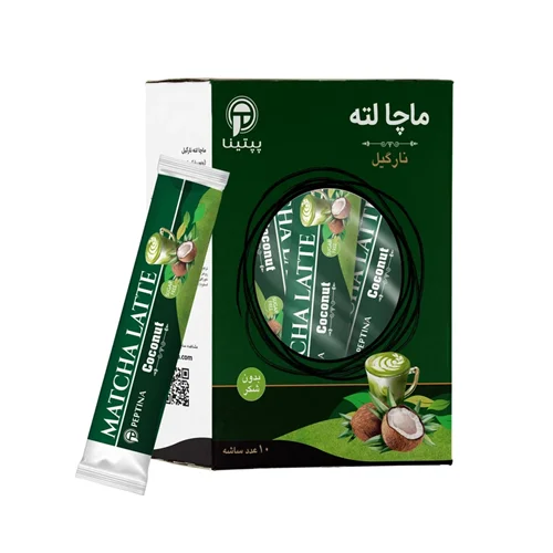 ماچا لته نارگیل پپتینا