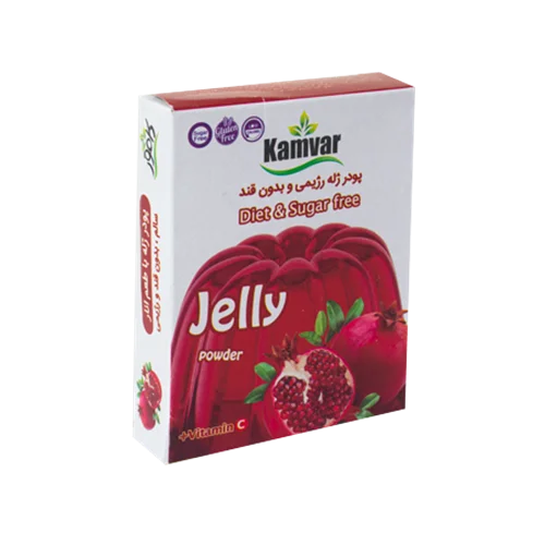پودر ژله بدون قند کامور طعم انار